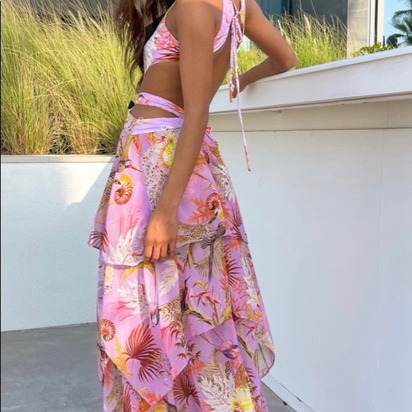 CUT OUT DETAIL MAXI DRESS OPEN BACK Summer dress - Picture 5 of 5